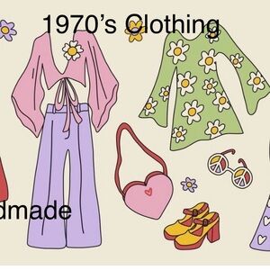 Retro 70s Style Clothing and Accessories